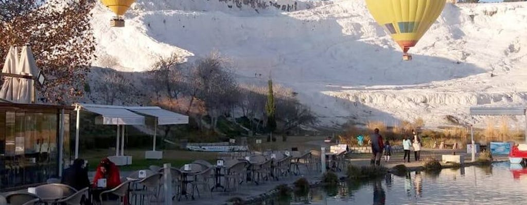 Pamukkale sunrise hot air balloon ride from Kusadasi