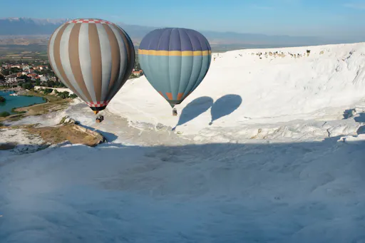 Pamukkale sunrise hot air balloon ride from Kusadasi