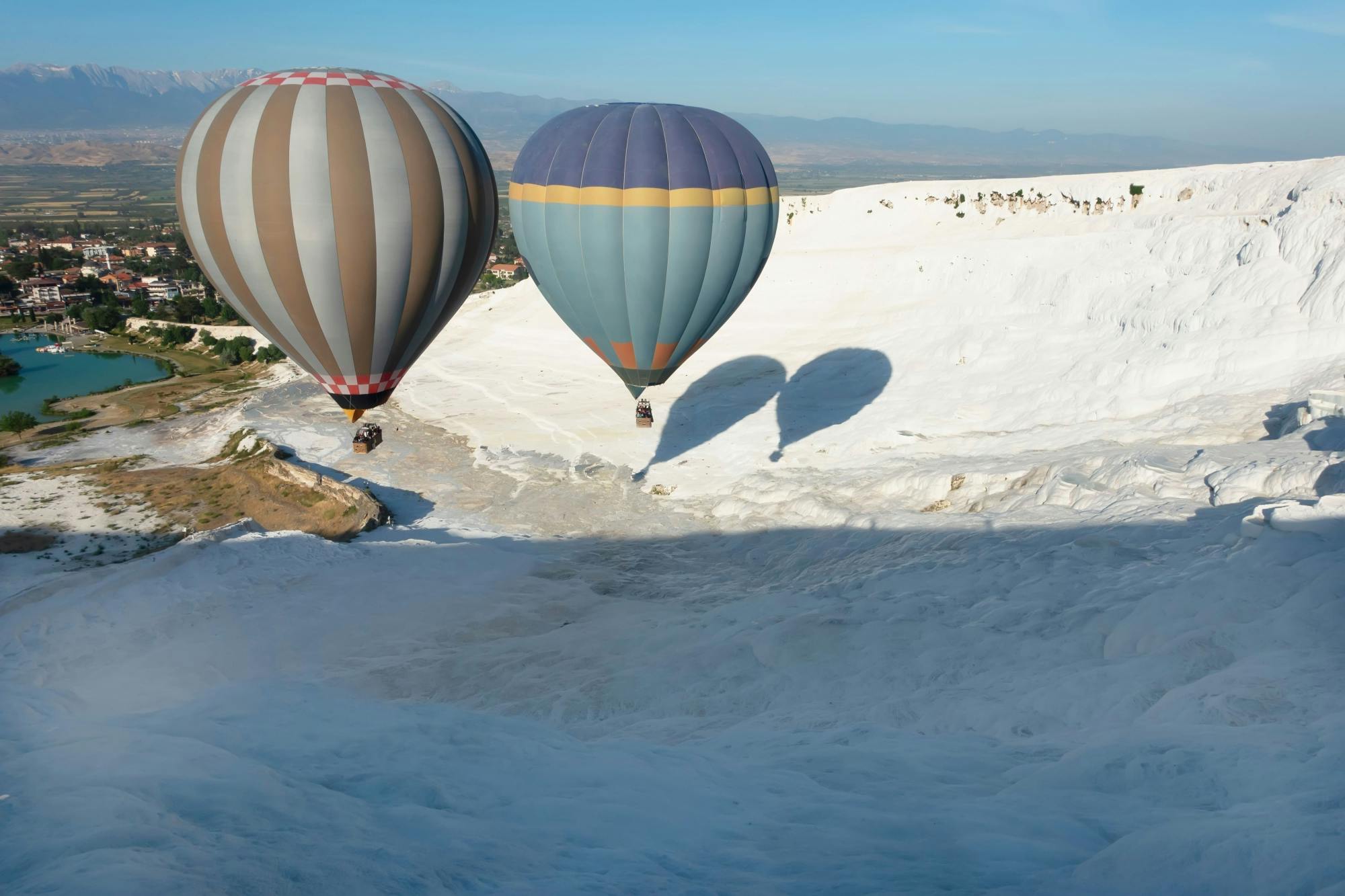 Pamukkale sunrise hot air balloon ride from Kusadasi