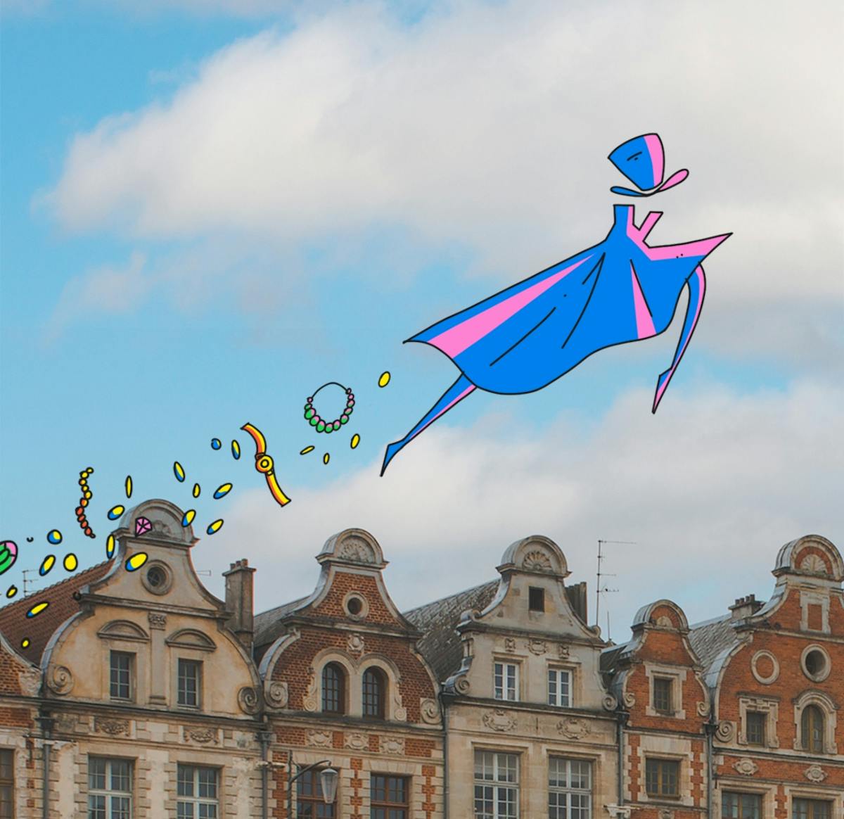 Caccia al tesoro interattiva a Lille guidata da Lupin