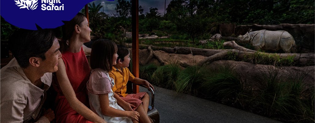Singapore Night Safari park entrance ticket including tram ride