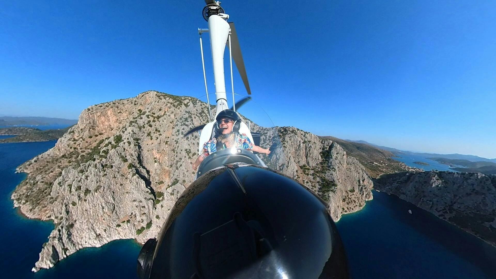 Marmaris gyrocopter flight experience
