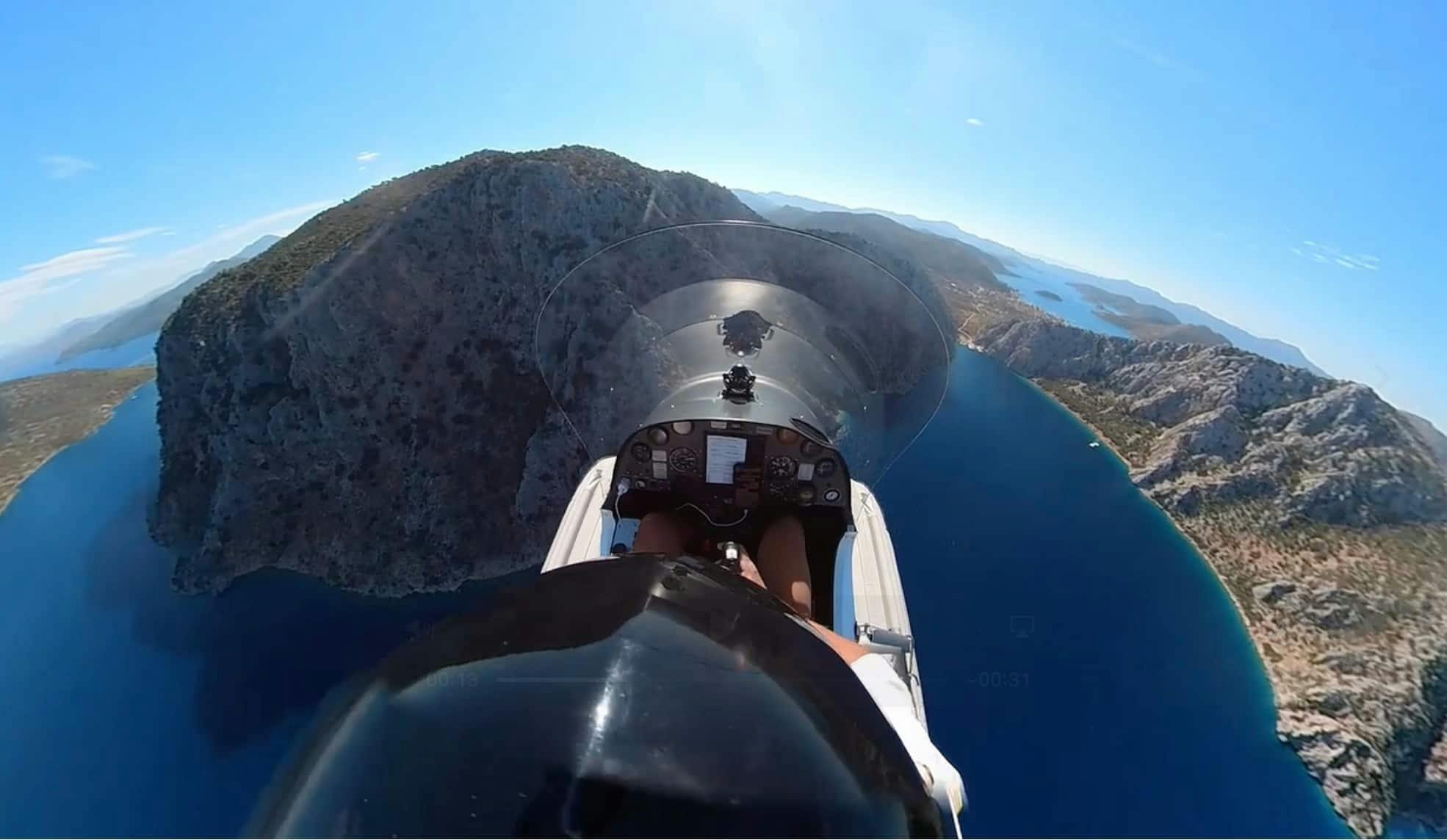 Marmaris gyrocopter flight experience