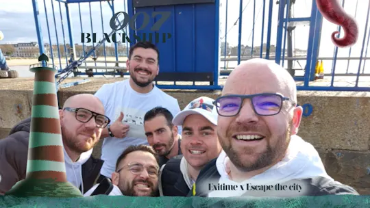 007 Blackship, outdoor city game in Saint-Nazaire