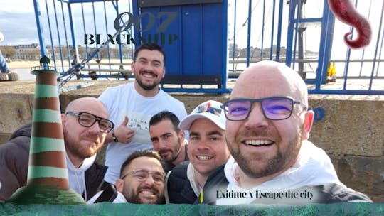 007 Blackship, outdoor city game in Saint-Nazaire