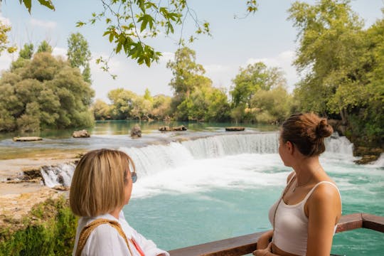 Manavgat basar och vattenfall med Riverboat Cruise
