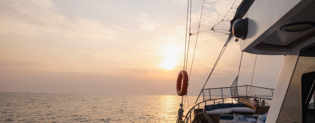 Adults-only sunset gulet cruise with dinner from Side