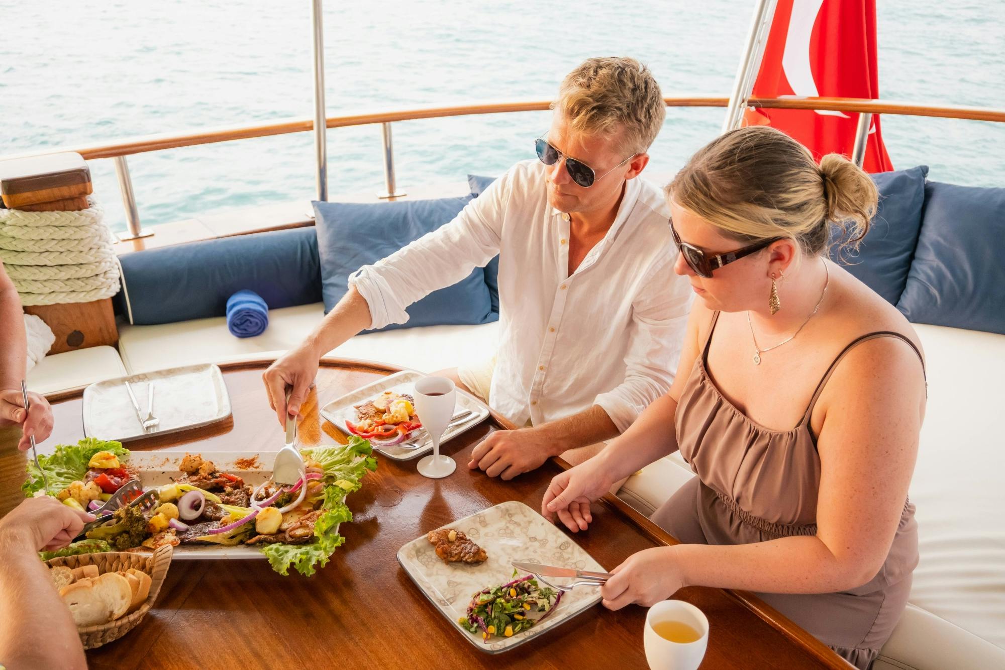 Adults-only sunset gulet cruise with dinner from Side