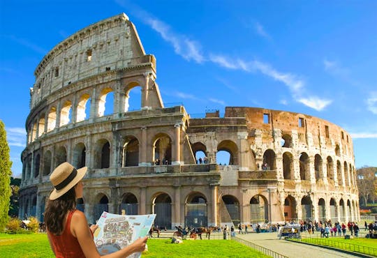 Access to the Colosseum with audio guide app