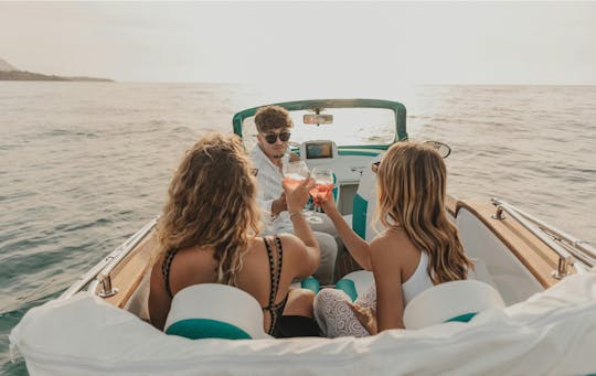 Italian design boat cruise from Palermo with aperitif