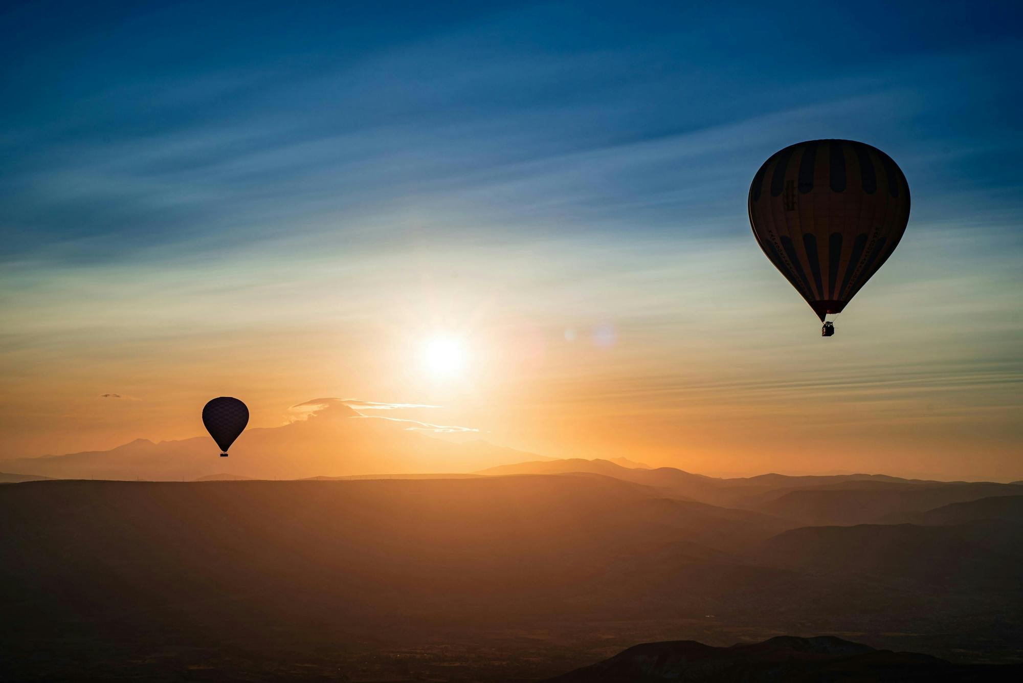 Hot air balloon flight, quad bike tour and camel ride from Marrakesh