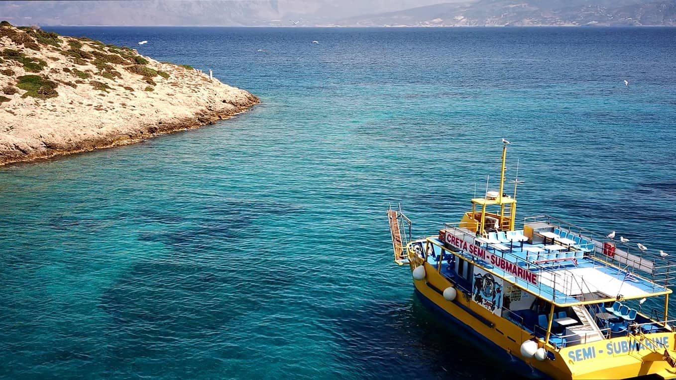 Cretan semi-submarine and guided tour from south Crete