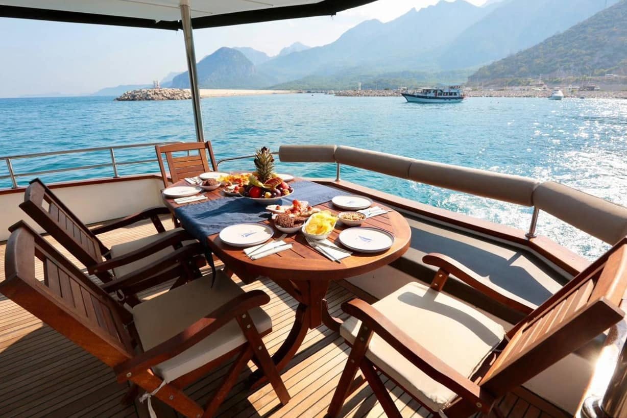 Small-group sunset yacht cruise from Antalya
