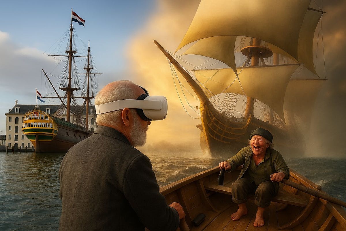 Rondvaart door Amsterdam met historische VR-beleving
