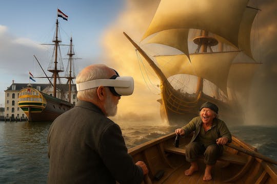 Amsterdam historic VR boat tour