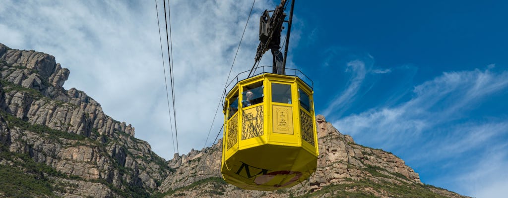 Montserrat uphill cable car ticket
