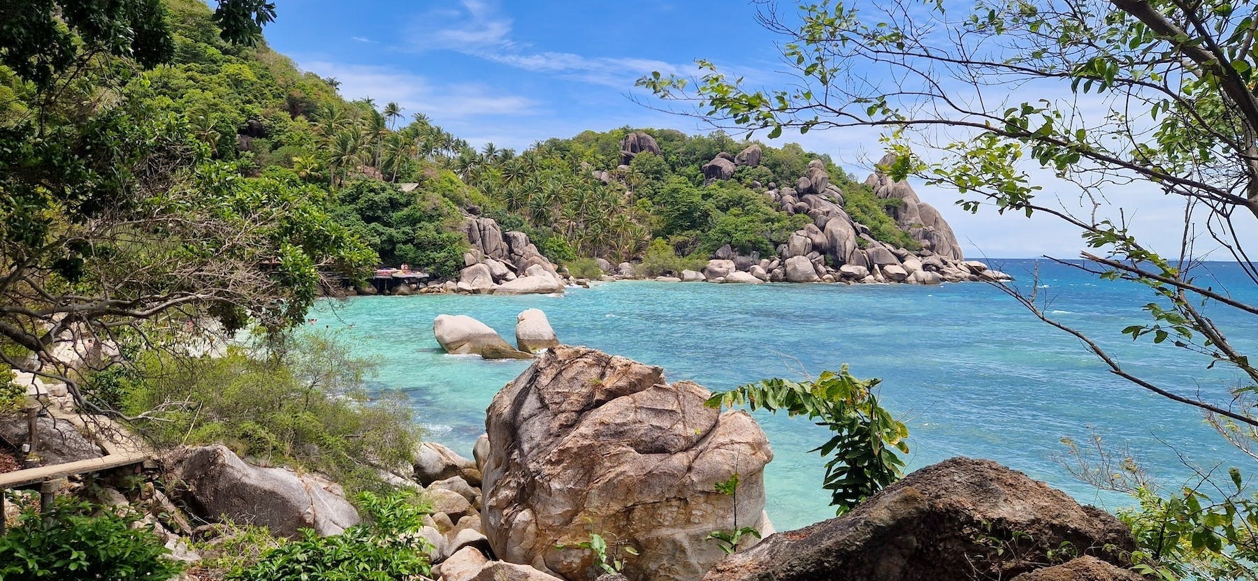 Private full-day car tour of Koh Tao with snorkel