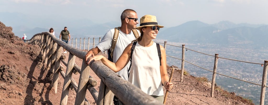 Pompeii ruins and Mt. Vesuvius volcano day trip from Naples