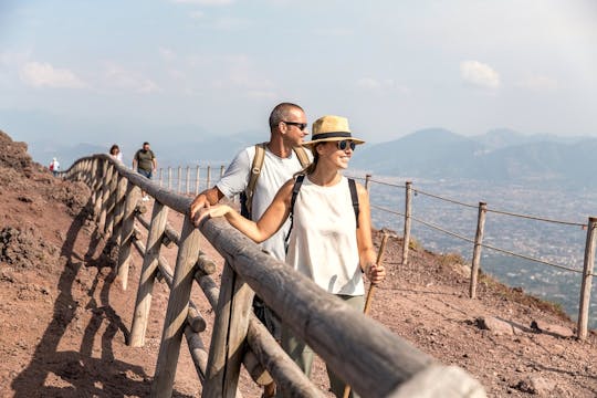 Pompeii ruins and Mt. Vesuvius volcano day trip from Naples