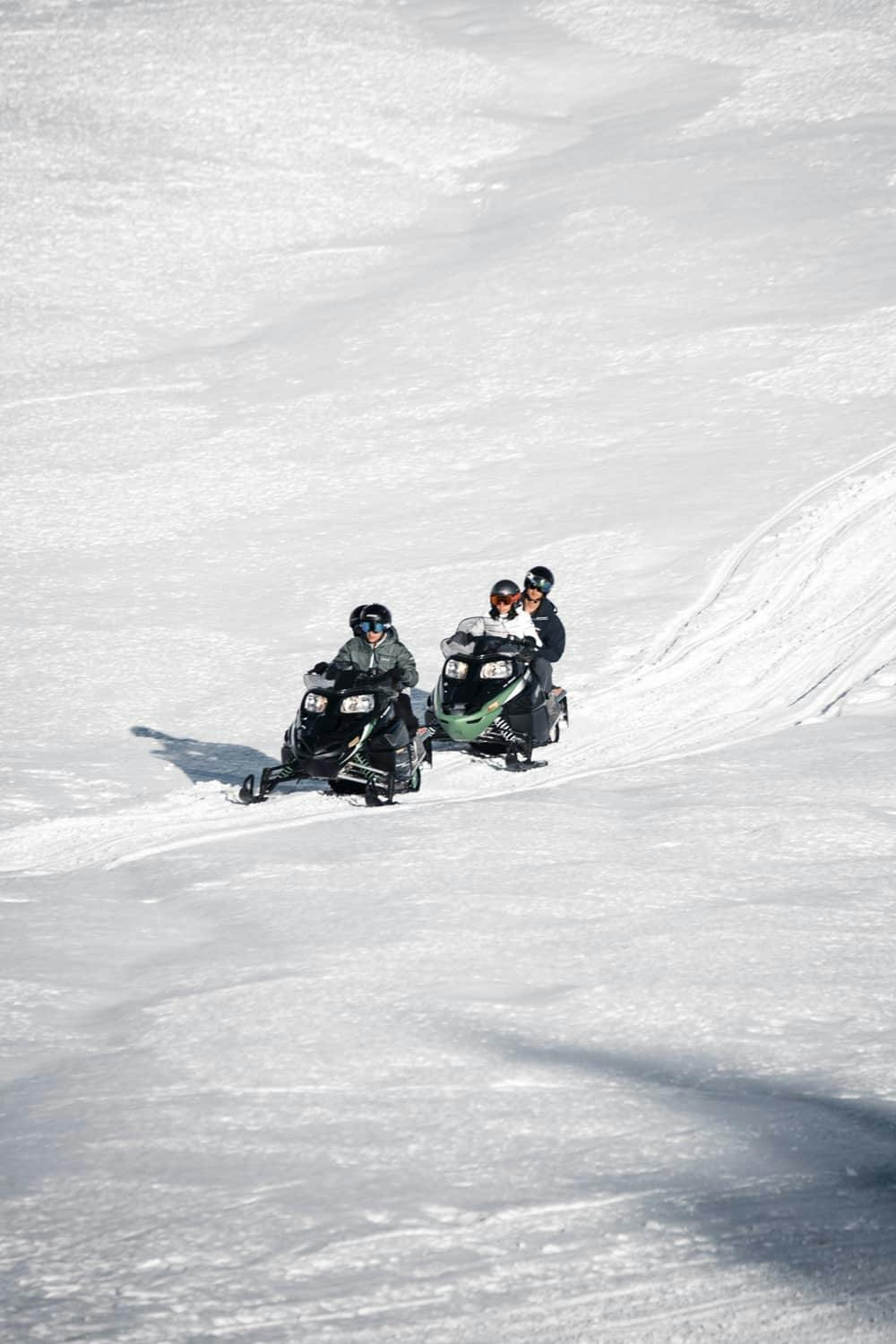 Snowmobile adventure in the Ordino-Arcalís area