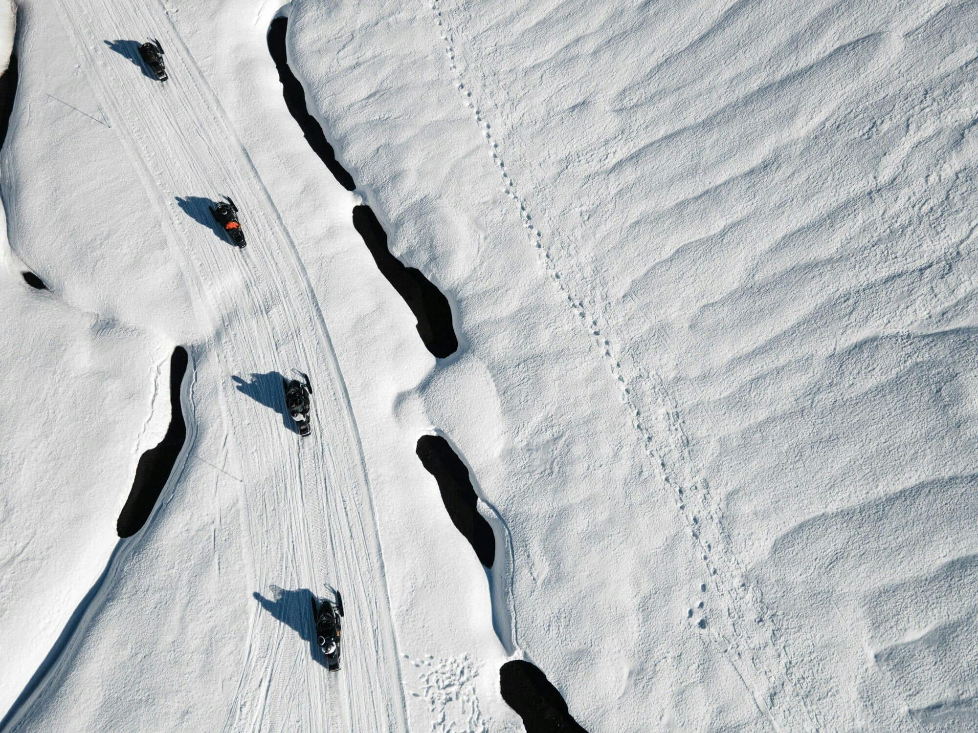 Snowmobile adventure in the Ordino-Arcalís area