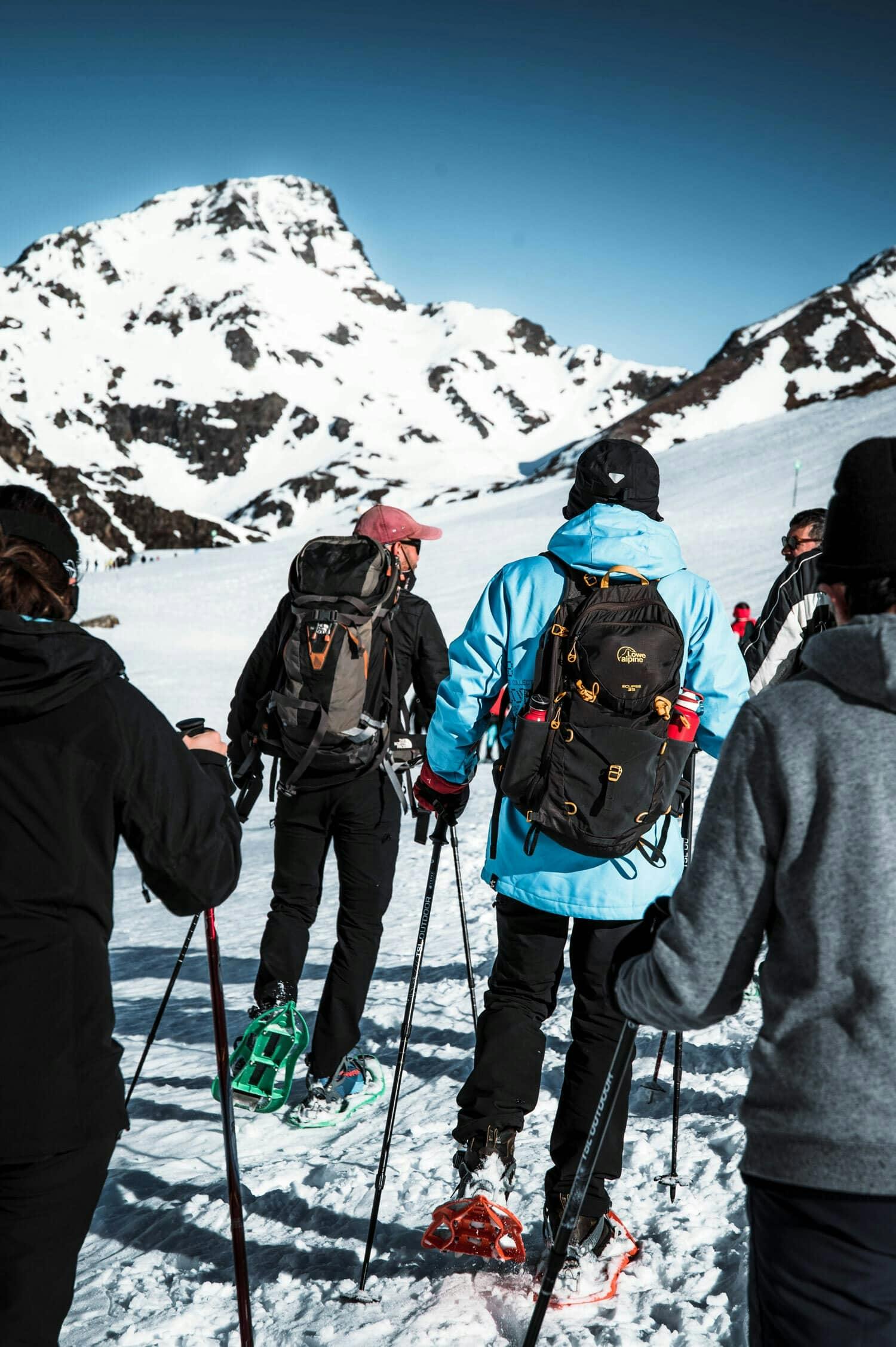 Guided snowshoeing trek in the Ordino-Arcalis area