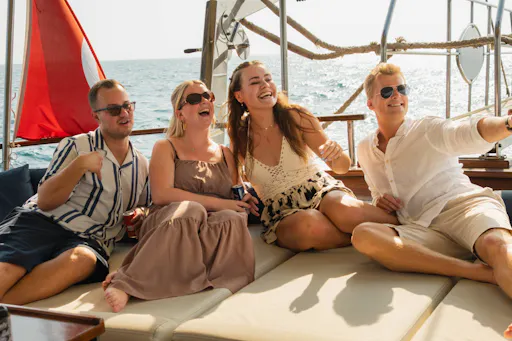 Adults-only sunset gulet cruise with dinner from Side