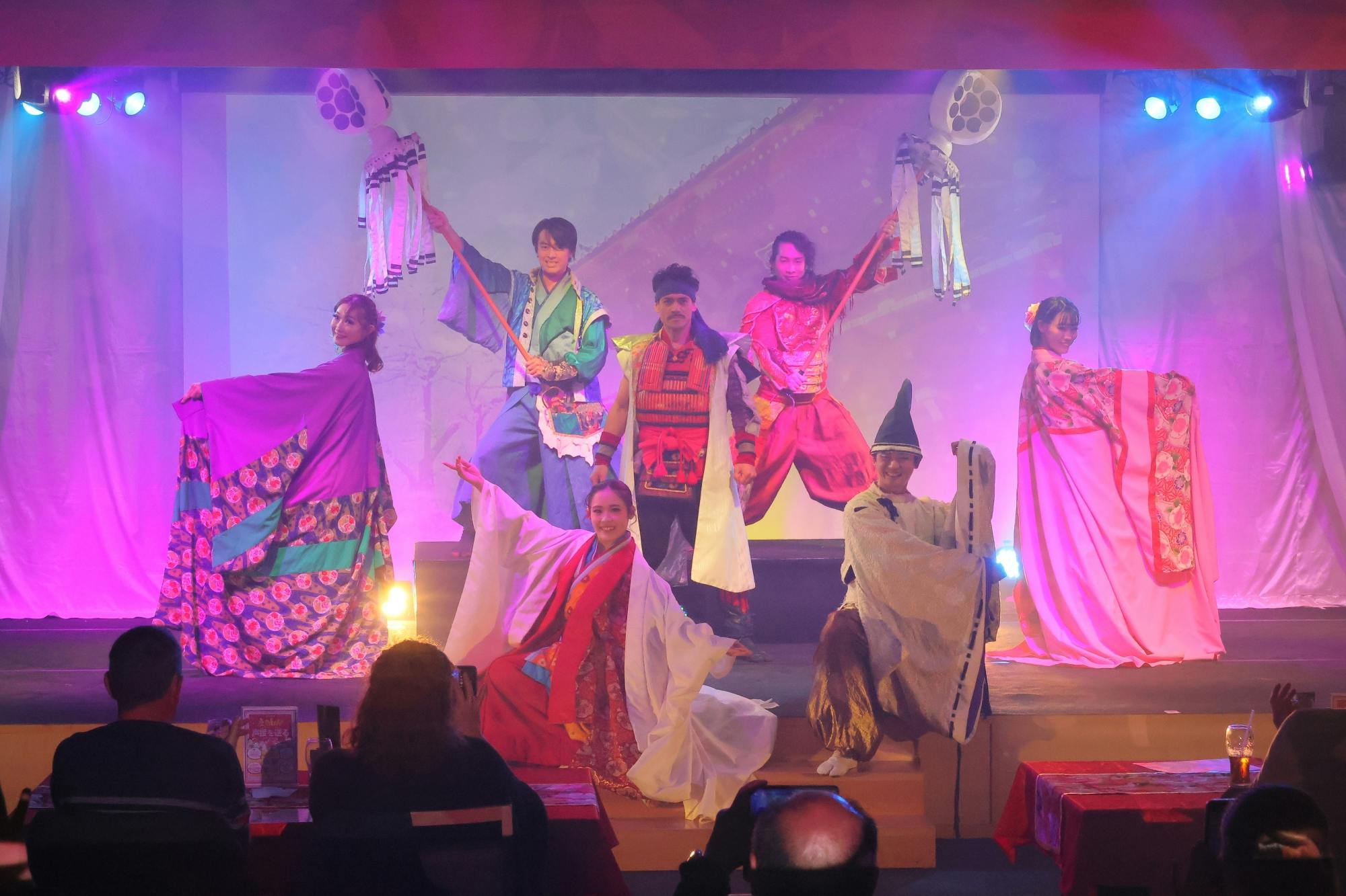 Japanese Show with Sword Fighting, Action and Dance