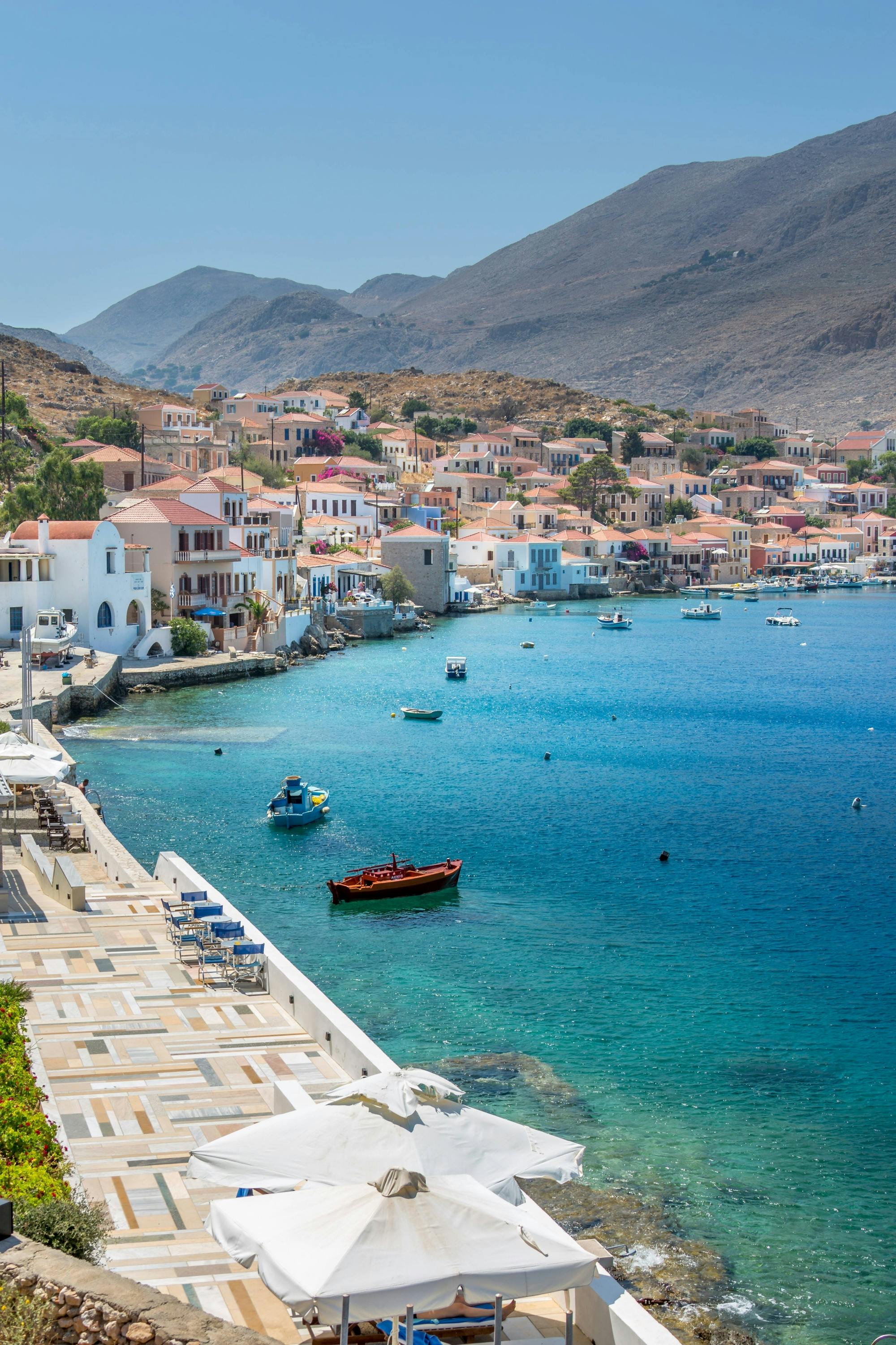 Full-day Chalki Island boat trip and Butterfly Valley visit