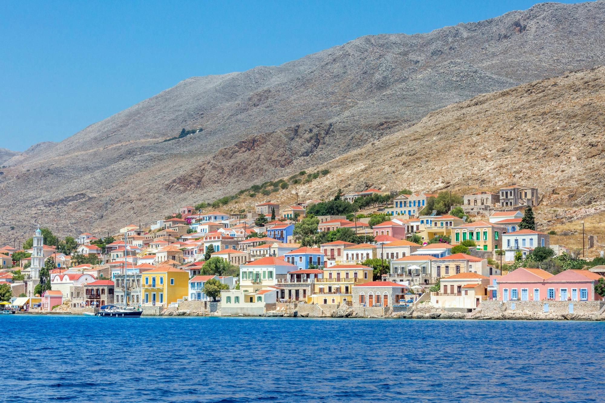 Full-day Chalki Island boat trip and Butterfly Valley visit