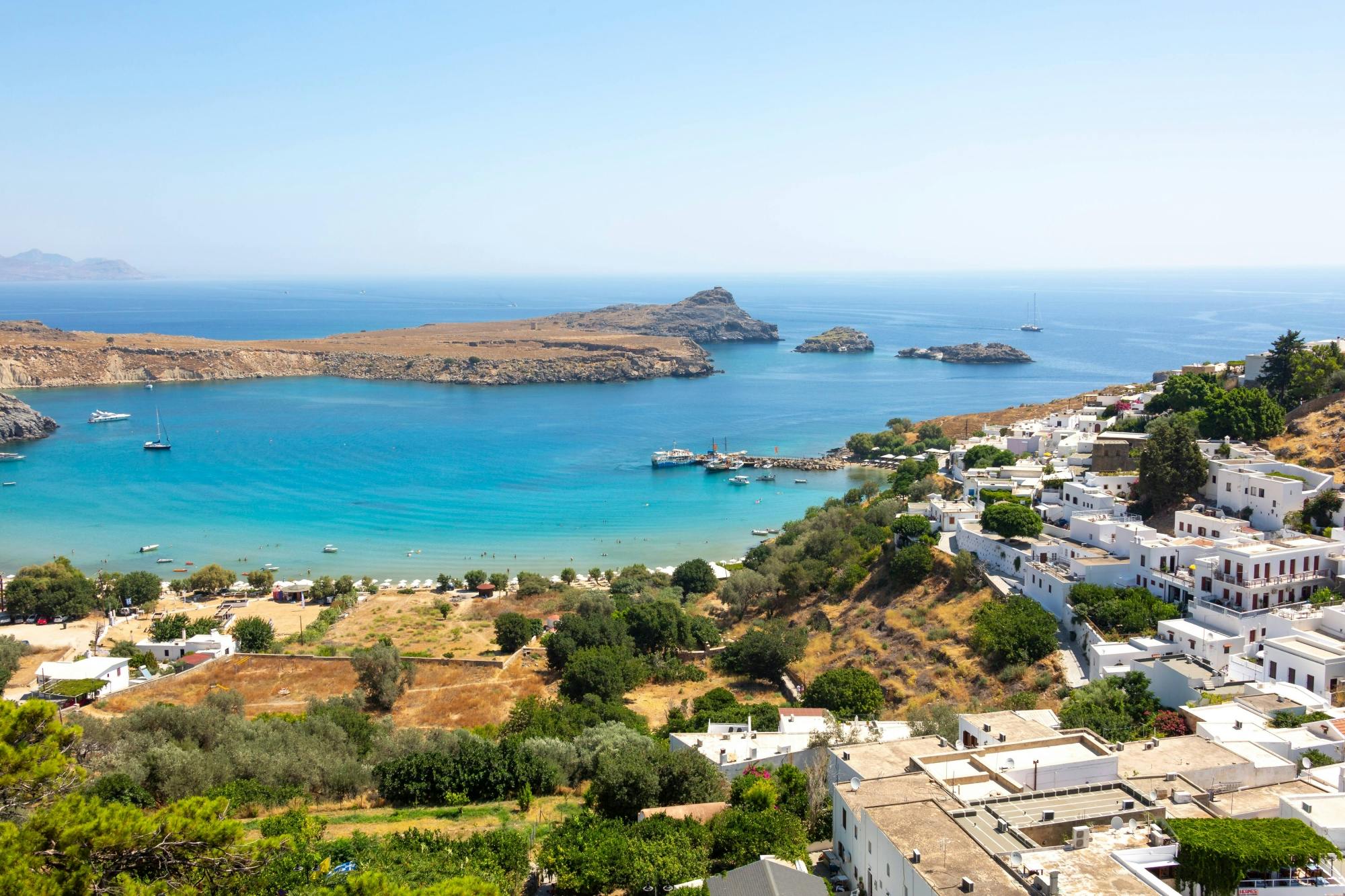 Guided tour of  Lindos with Acropolis visit