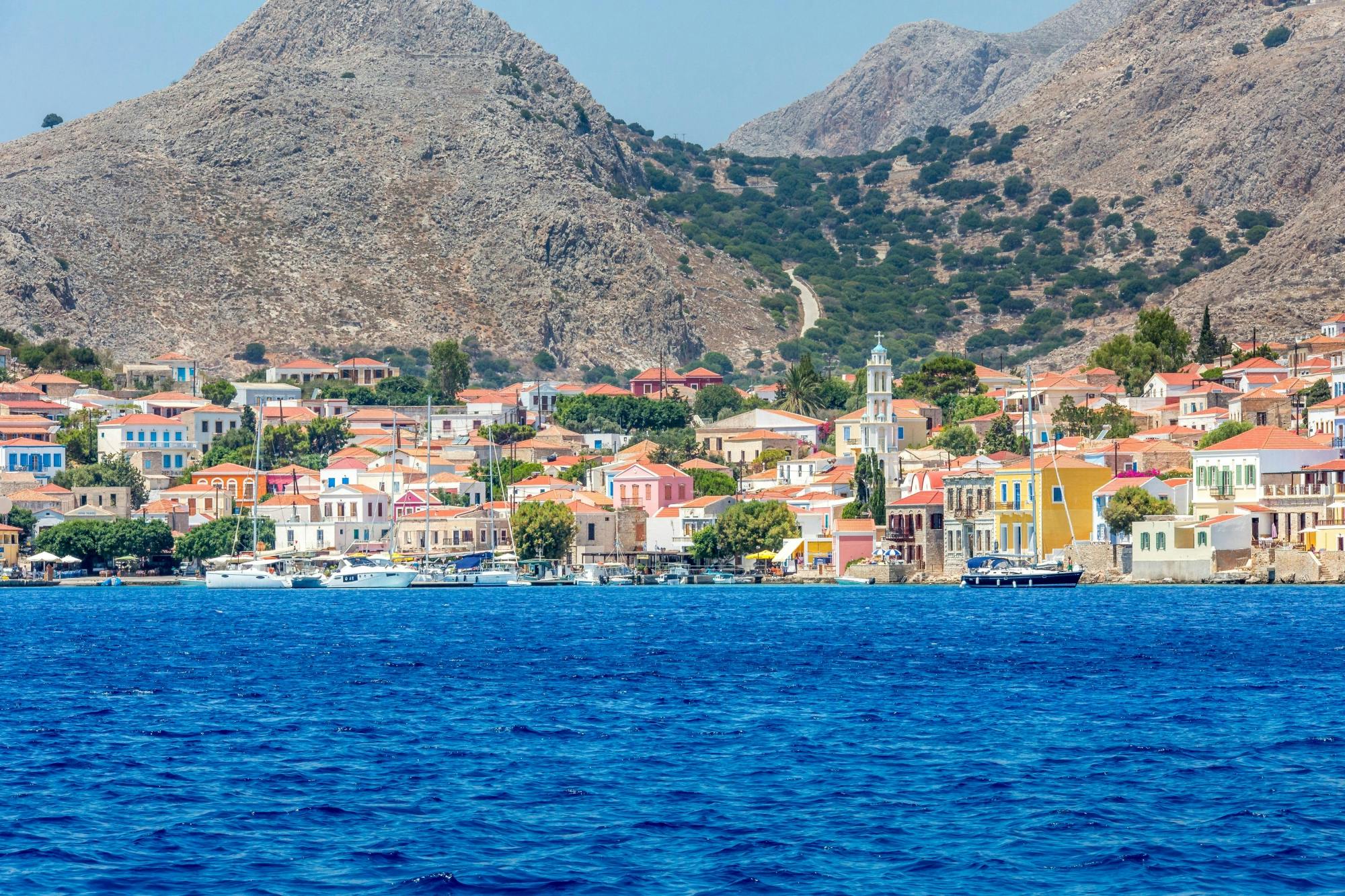 Full-day Chalki Island boat trip and Butterfly Valley visit