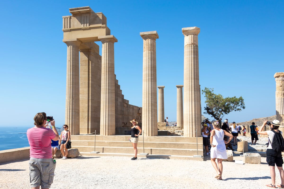 Guided tour of Lindos with Acropolis visit