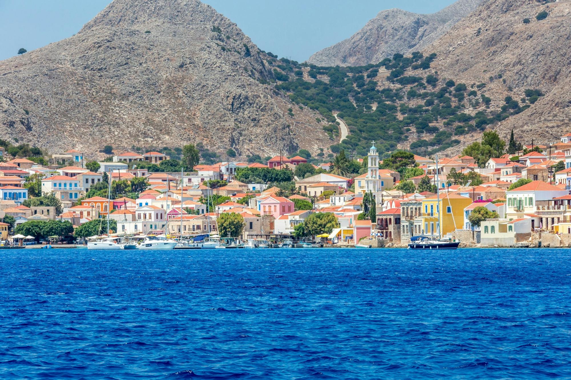 Full-day Chalki Island boat trip and Butterfly Valley visit