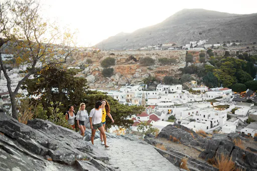Guided tour of  Lindos with Acropolis visit
