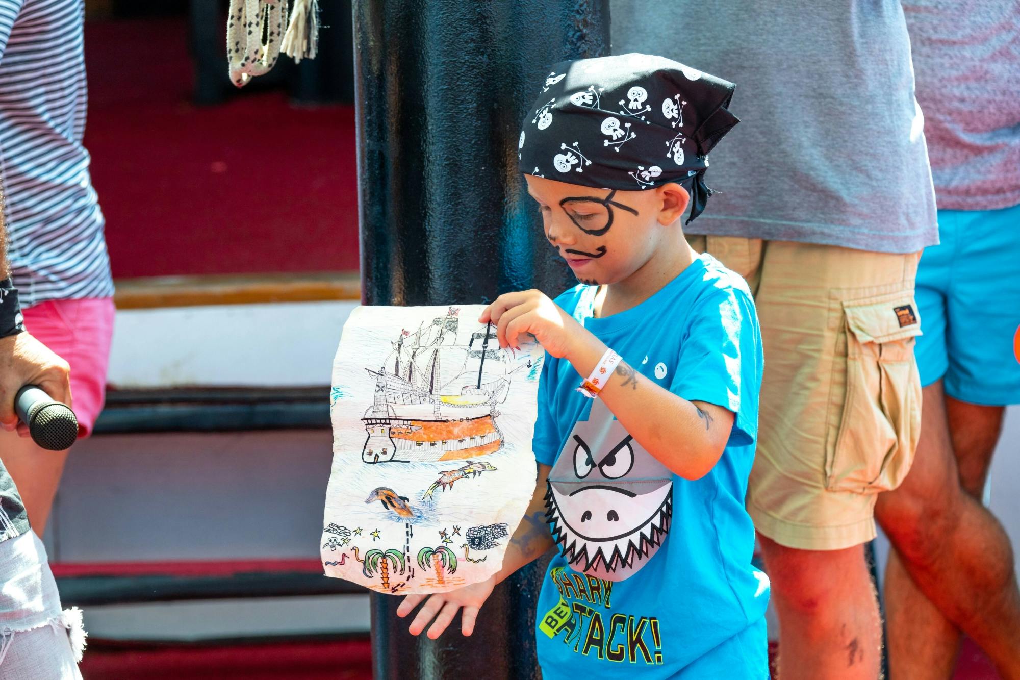 Pirates of Kos family boat trip with island swim stop