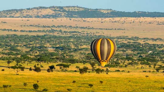 Serengeti National Park private three-day safari with hot air balloon
