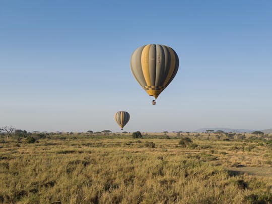Serengeti National Park private two-day safari with hot air balloon