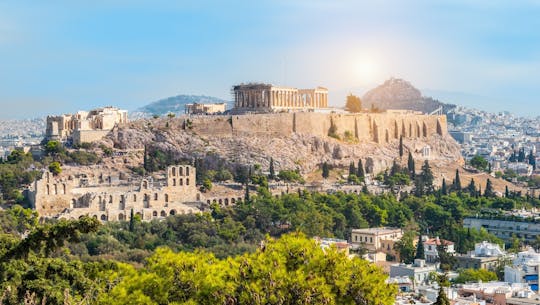 Self-guided tour of the Acropolis with audio guide app