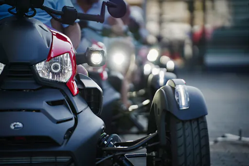 Three-wheeled motorbike guided sunset tour of Gozo in Malta