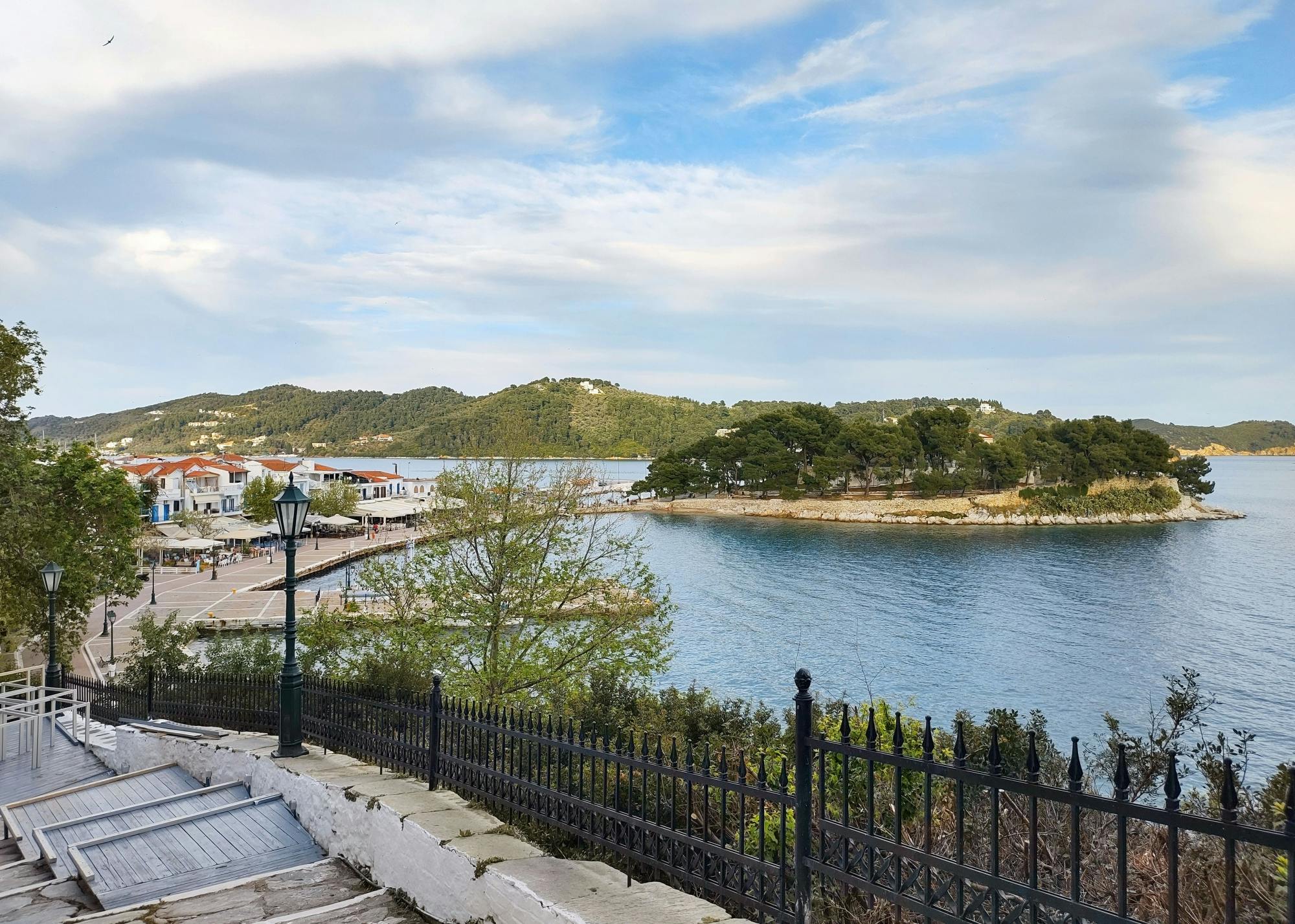 Skiathos town evening tour with local liqueur tasting