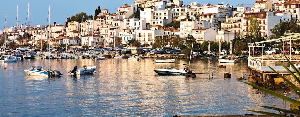 Skiathos town evening tour with local liqueur tasting