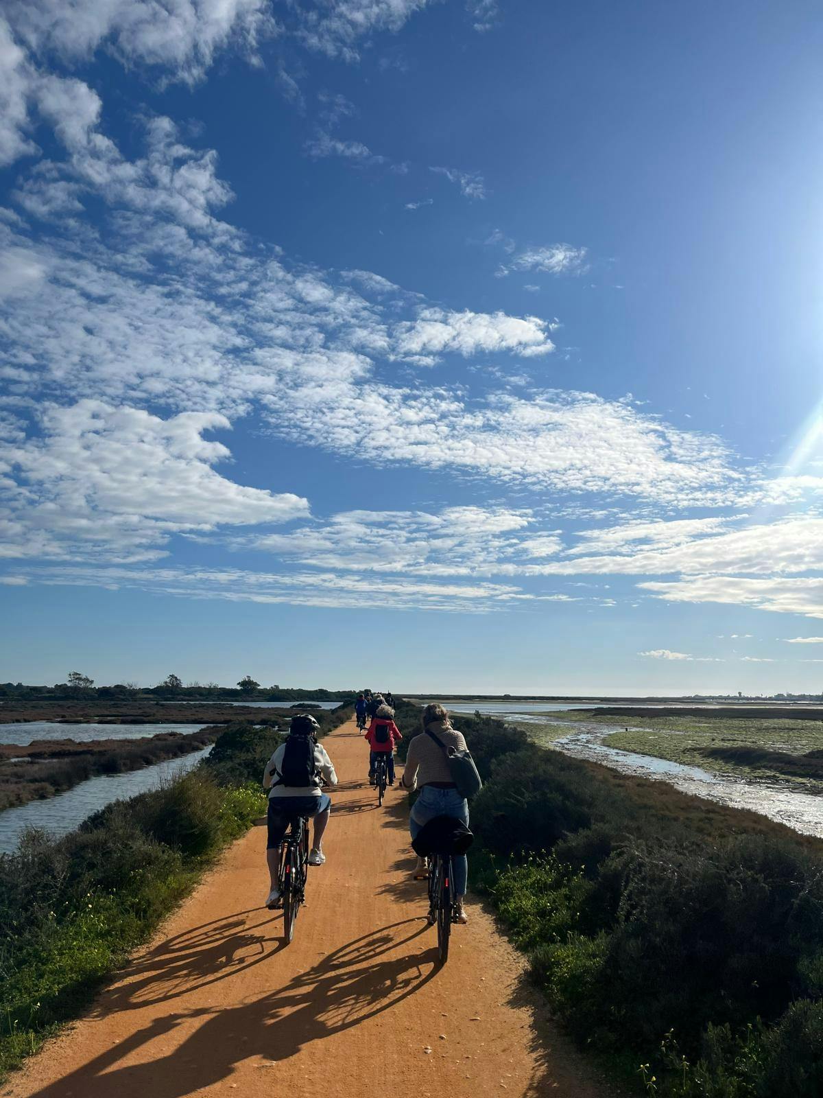 Fietstocht met gids door natuurpark Ria Formosa