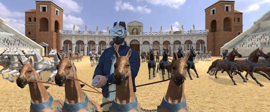 Interactive VR experience of ancient Rome's Circus Maximus
