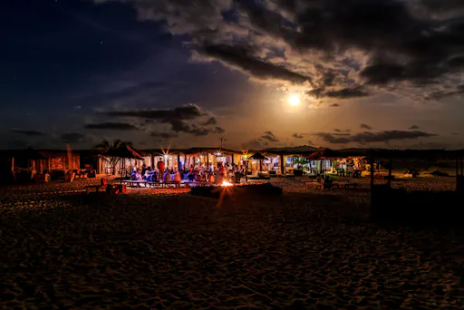 Boa Vista beachside sunset dinner with live music experience