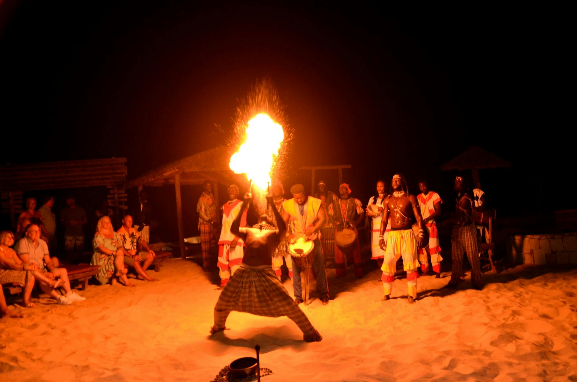 Boa Vista beachside sunset dinner with live music experience