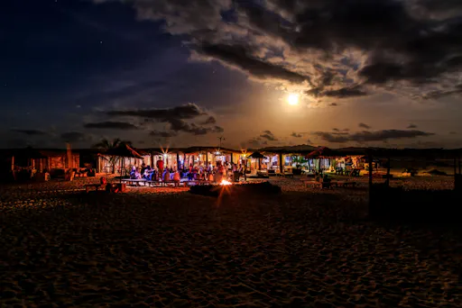 Boa Vista beachside sunset dinner with live music experience