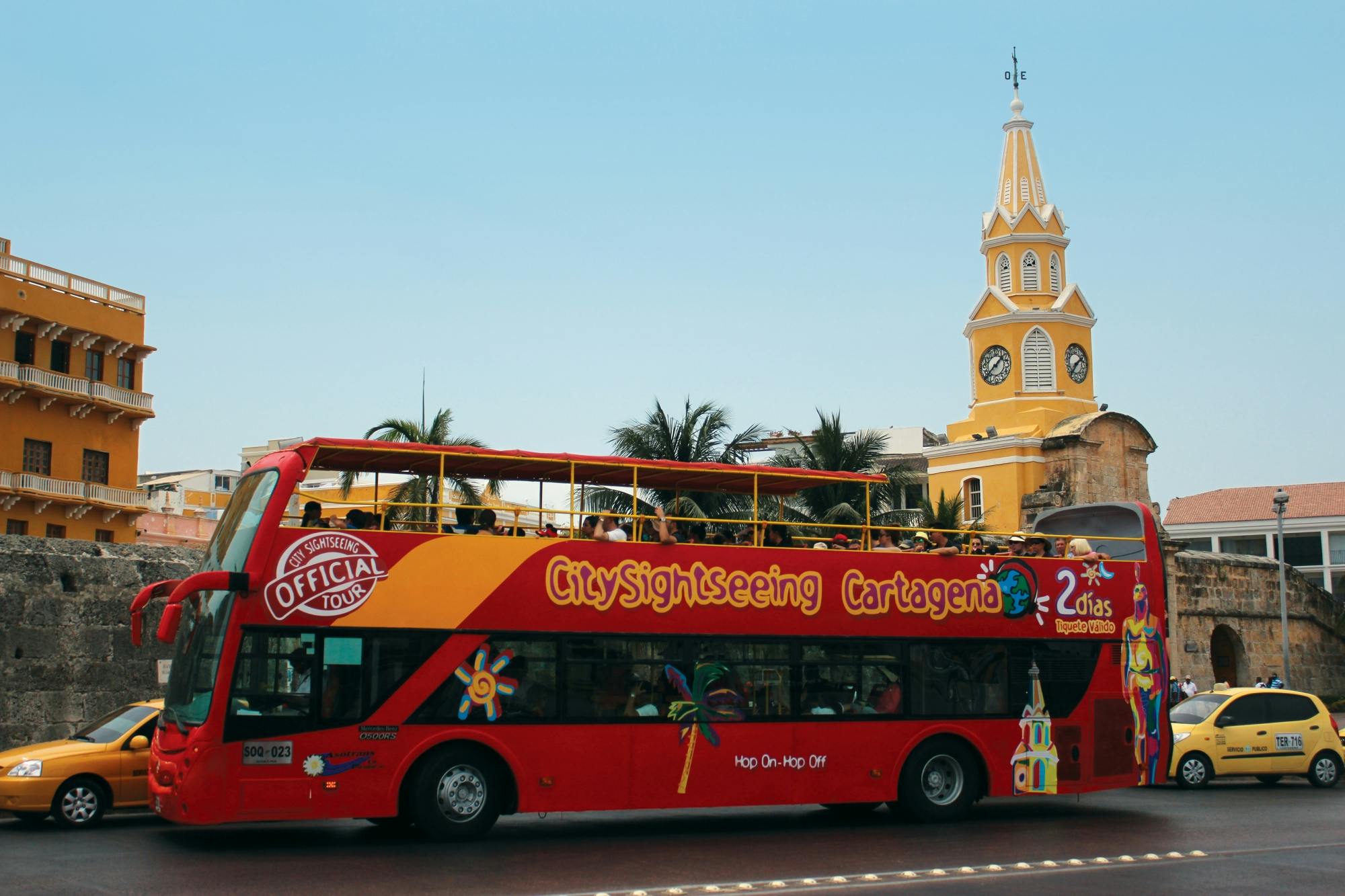 City Sightseeing hop-on hop-off bus tour of Cartagena