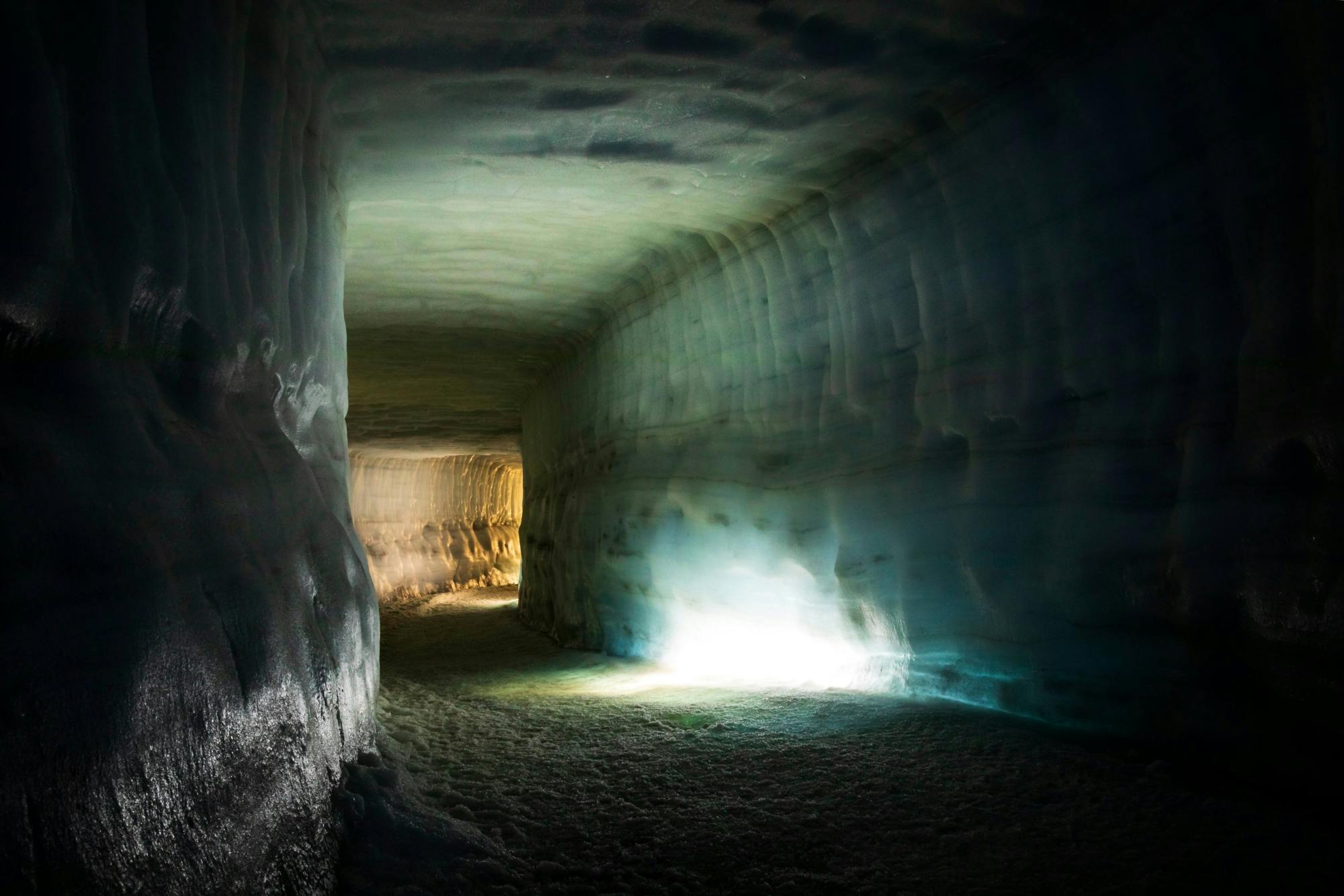 Into Langjökull Glacier