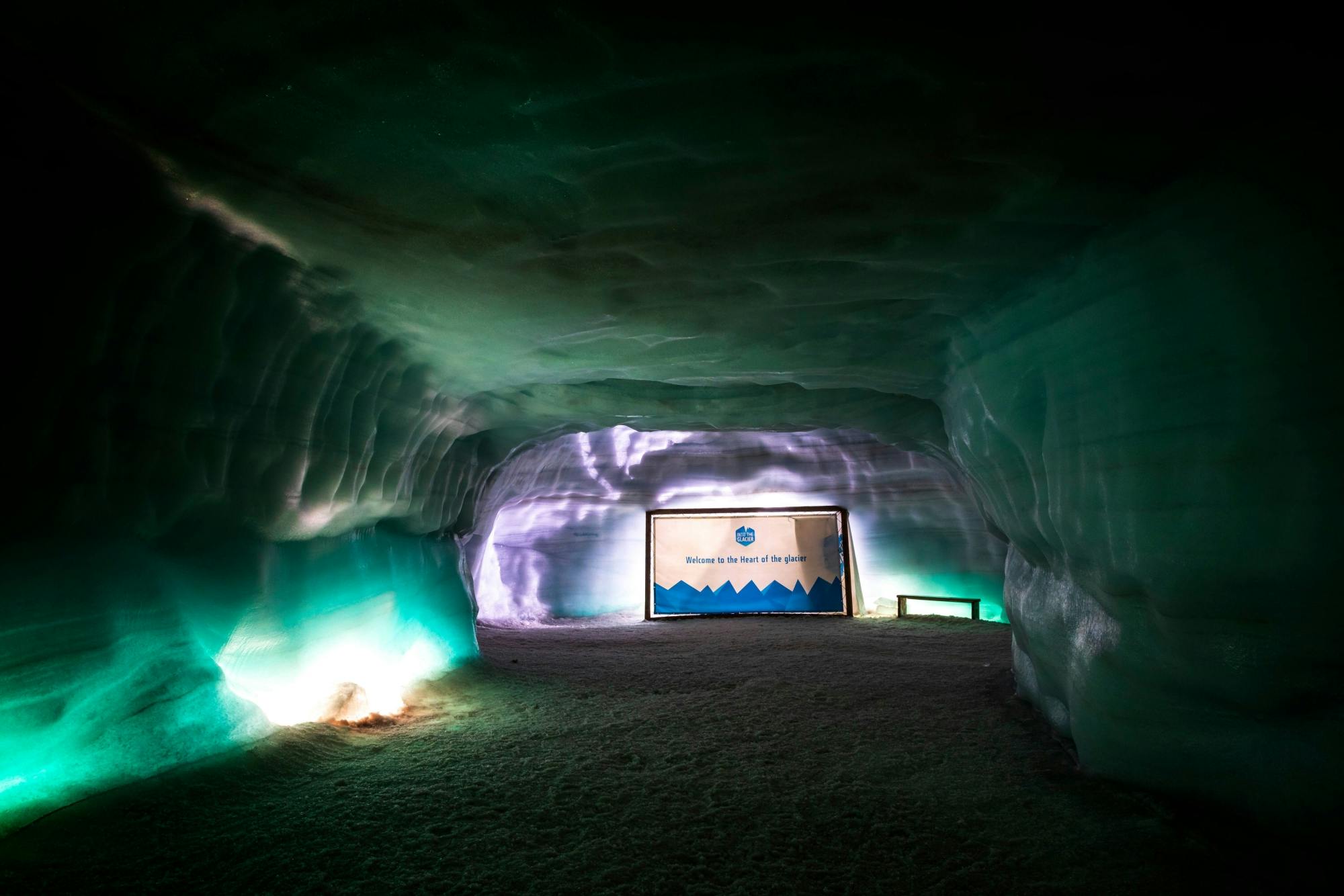 Into Langjökull Glacier